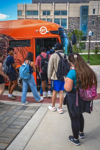 Boarding Bus